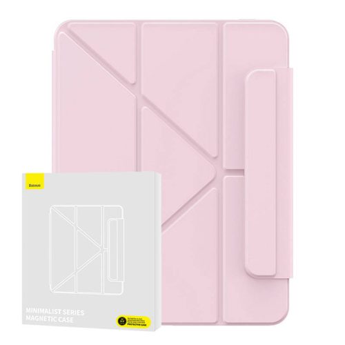 Baseus Minimalist mágneses tok Pad Air4/Air5 10.9″/Pad Pro 11″ (baby pink)