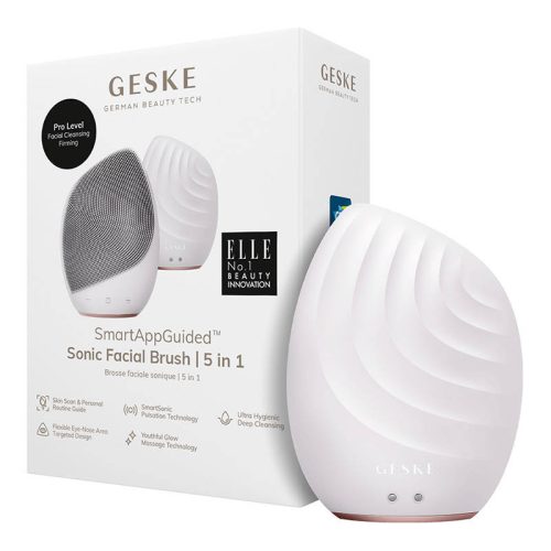 Facial Cleaning Sonic Brush 5in1 Geske With APP (starlight)