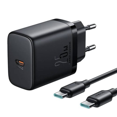 Charger Joyroom JR-TCF11, 25W + Cable C-C 1m (Black)