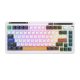 Wireless mechanical keyboard Royal Kludge KZZI K75 pro RGB, Eternity Switch  (black and white)