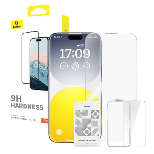 Diamond Tempered Glass Baseus 0.3mm for iPhone 15U ProMax