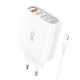 Wall charger XO L110 with cable USB-C, 18W (white)