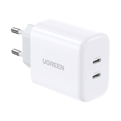 Ugreen CD243 adapter, 2x USB-c, 40 W  (fehér)