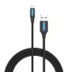 USB 2.0 A to Micro-B 3A cable 2m Vention COLBH black