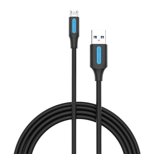 USB 2.0 A to Micro-B 3A cable 3m Vention COLBI black