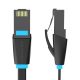 Flat UTP Category 6 Network Cable Vention IBJBI 3m Black