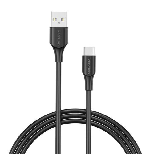 USB 2.0 A to USB-C 3A cable 0.25m Vention CTHBC black