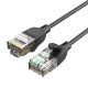 Category 6A Network Cable Vention IBIBG 1.5m Black Slim Type