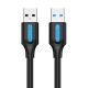 USB 3.0 cable Vention CONBD 0.5m Black PVC