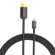 HDMI-D Male to HDMI-A Male 4K HD Cable 1m Vention AGIBF (Black)