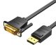 DisplayPort to DVI Cable 2m Vention HAFBH (Black)