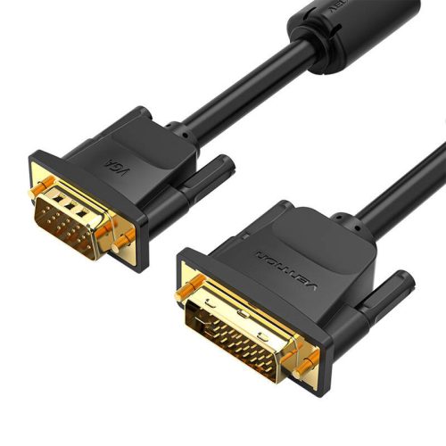 DVI(24+5) to VGA Cable 5m Vention EACBJ (Black)