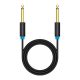 6.35mm TS Male to Male Audio Cable 1m Vention BAABF (black)