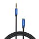 TRRS 3.5mm Male to 3.5mm Female Audio Extender 1.5m Vention BHCLG Blue