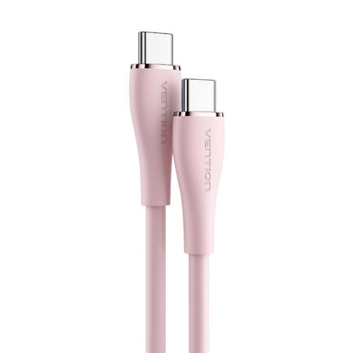 USB-C 2.0 to USB-C 5A Cable Vention TAWPG 1.5m Pink Silicone