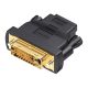 DVI (24+1) Male to HDMI Female Adapter Vention ECDB0 (black)