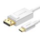 Cabel USB-C UGREEN Display Port 1,5m (white)