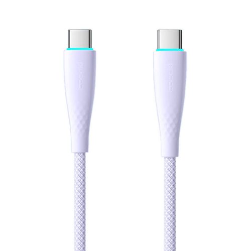 Cable USB-C to USB-C Toocki TXCTT1- BMH01-P, 1m, PD, FC 100W (purple)