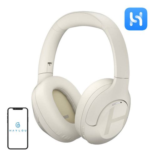 Wireless headphones Haylou S35 ANC (white)