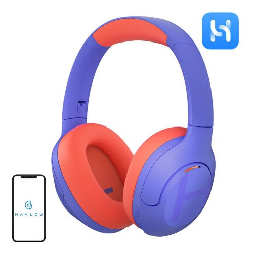 Wireless headphones Haylou S35 ANC (violet orange)