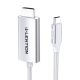 Lention USB-C to 4K60Hz HDMI cable, 3m (silver)