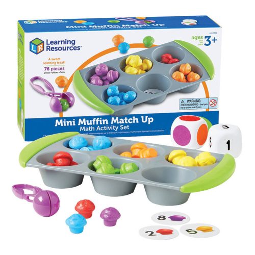 Learning Resources LER 5556 mini muffin matematikai szett