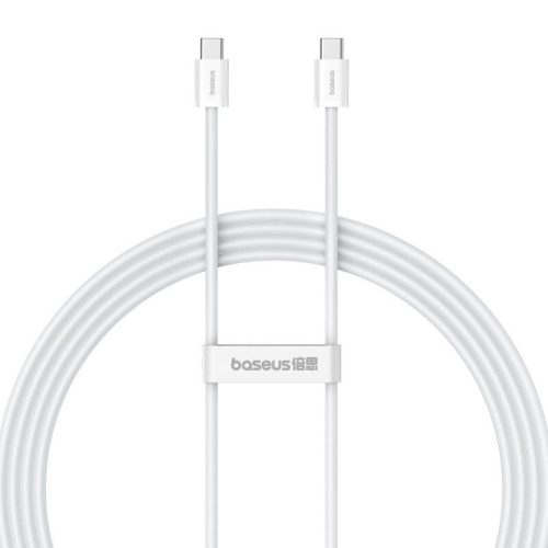 Kabel szybkiego ładowania USB-C do USB-C Baseus Superior 2 100W 2m (biały)