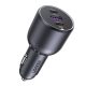 Ugreen EC705 2x USB-C + USB car charger, 130W (black)