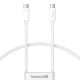 fast Charging Cable Baseus Superior 2 USB-C to USB-C 240W, 1,8m (white)