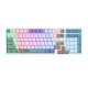 ONIKUMA G38 98 Keys USB Wired Mechanical Keyboard White