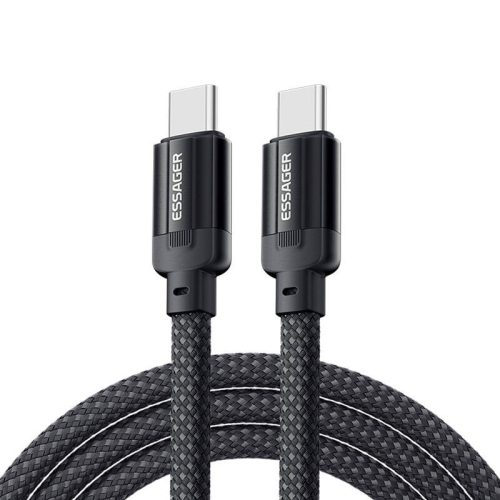 USB-C to USB-C cable, Essager, EXCTT1-YS01-P, 100W, 1m (black)