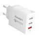 Wall charger, Essager, ECTQC3-FBB02,  3xUSB, 30W (white)