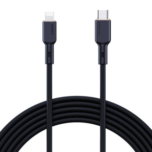 USB-C to Lightning Cable Aukey CB-SCL1, 27W, 1m (black)