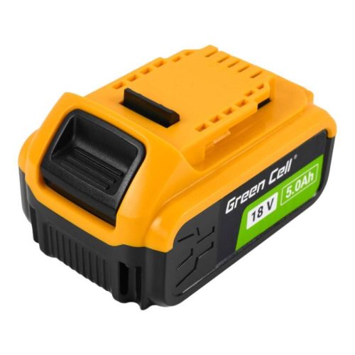 Battery For Power Tools Green Cell PTDW18V5, DeWalt XR 18V 5Ah DCB184