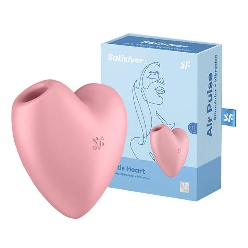 Clitoral massager Cutie Heart Light Red Satisfyer (pink)