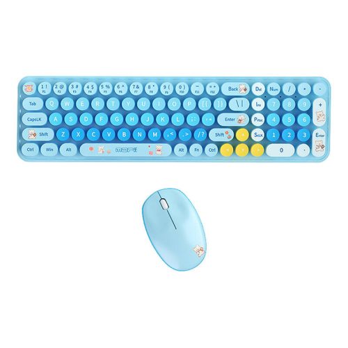 MOFI Baby Bear Wireless Keyboard + Mouse Set (blue)