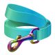 WAUDOG gradient nylon dog leash, 15mm wide, 122cm long, blue