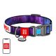 Waudog "NASA21" nylon dog collar with QR code, size L