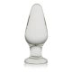 Glass Romance Anal Plug Clear