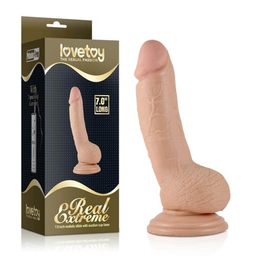 7" Real Extreme Dildo Flesh