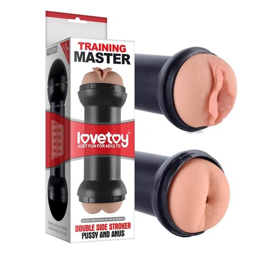 Training Master Double Side Stroker Pussy and Anus Flesh