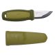 MORAKNIV Eldris (S) kés, tokkal, zöld