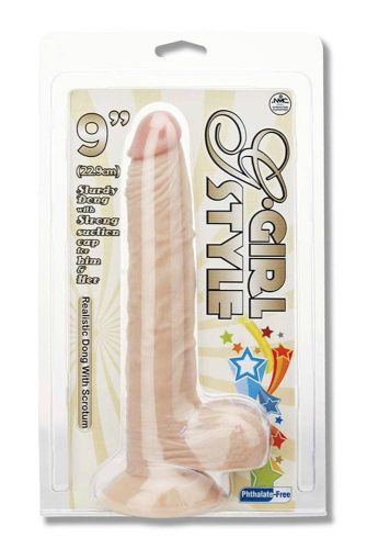 G-Girl Style 9inch Dong With Suction Cup