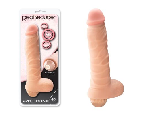 REAL SEDUCER Flexible Vibrating Dong 7.5"