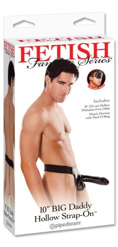 Big Daddy Hollow 10" Strap-on Black