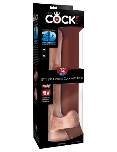 12" Triple Density Cock with Balls Light