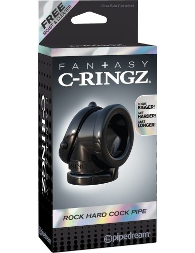 Rock Hard Cock Pipe  Black