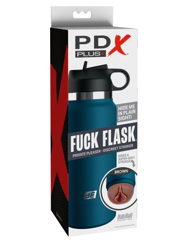 Fuck Flask Private Pleaser Discreet Stroker Brown