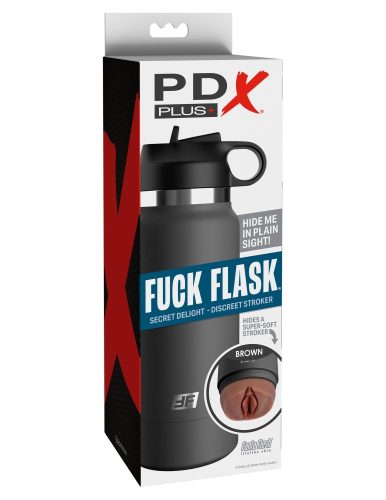 Fuck Flask Secret Delight Discreet Stroker Brown