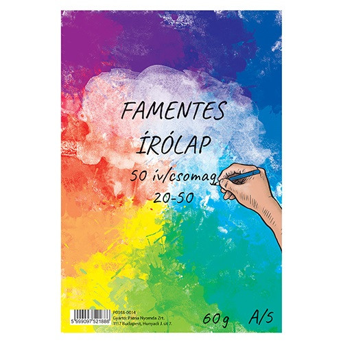 Írólap pd A/5 famentes 20-50